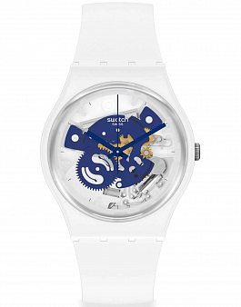 Swatch TIME TO BLUE SMALL SO31W103